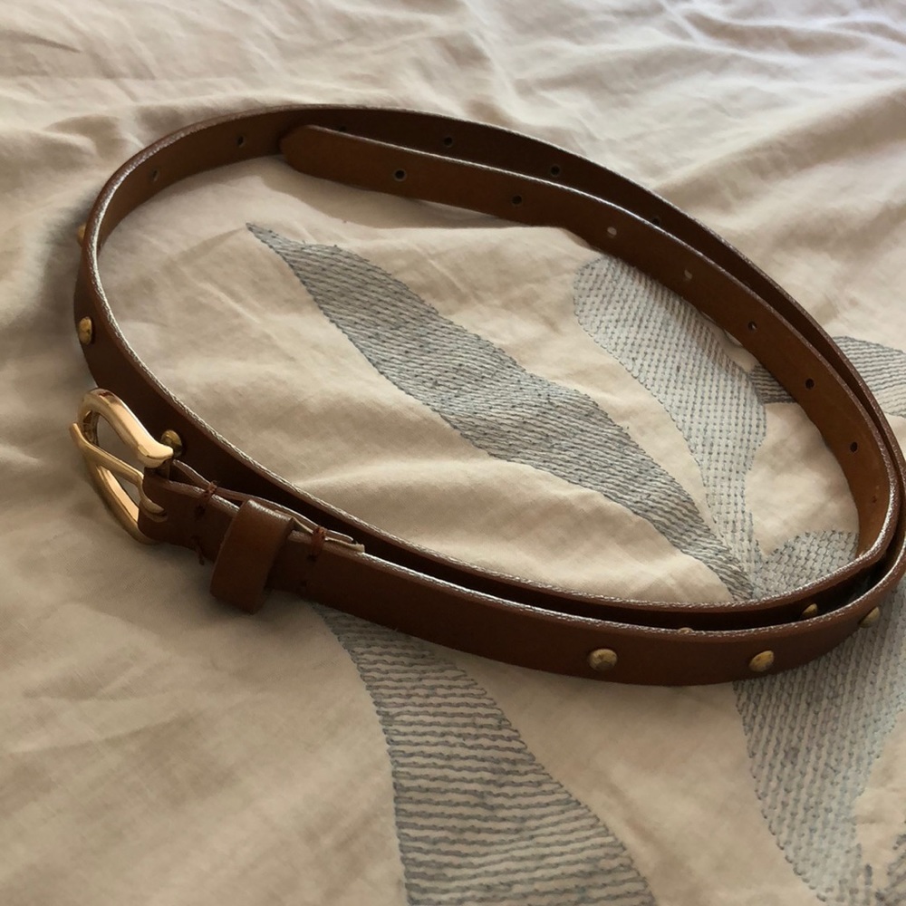 Talbots Brown Genuine Leather Belt